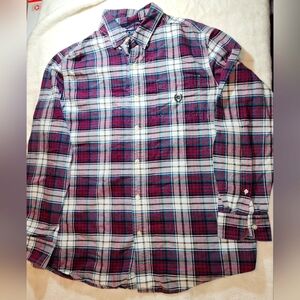 Chaps Oxford button down long sleeve mens size Large